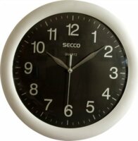 Secco S TS6046-51 Sweep Second Falióra 28cm - Ezüst/Fekete