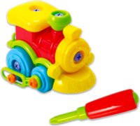 Playgo Toys 2008 Vonat szerelő szett csavarhúzóval