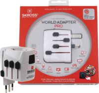 Skross PRO Földelt Utazó Adapter World Plug