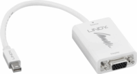 Lindy 41015 VGA - Mini DisplayPort adapter - Fehér