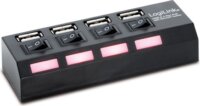 LogiLink 4 portos USB2.0 HUB ki/be kapcsolóval