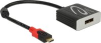 DeLOCK USB-C apa - DisplayPort anya adapter - Fekete