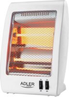 Adler AD 7709 Hordozható Elektromos Halogén Hősugárzó 800W - Fehér