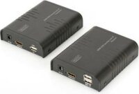 Digitus DS-55202 HDMIés USB Extender UTP kábelen 120m - Fekete