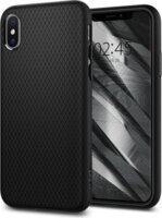 Spigen Liquid Air Apple iPhone XS Szilikon Hátlap Tok - Matt fekete