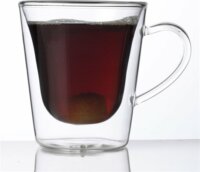 Thermo 1206TRM005 295ml Kávés / Teás dupla falú üveg bögre szett 2 darabos