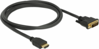 Delock 85653 HDMI - DVI (apa - apa) kábel 1.5m - Fekete