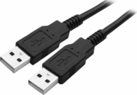 Sencor SCO 509-015 USB 2.0-A apa - USB 2.0-A apa Összekötő kábel 1.5m - Fekete