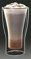 Thermo 1206TRM011 340ml Latte macchiatos dupla falú üveg pohár szett 2 darabos