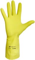 Védőkesztyű latex 9-es méret - Sárga (10 pár)