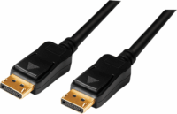 Logilink CV0113 DisplayPort (apa - apa) aktív kábel 15m - Fekete