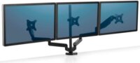 Fellowes 8042601 0"-27" Platinum LCD TV/Monitor asztali tartó kar 3 monitorhoz Fekete