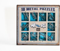 Eureka 10 Metal Puzzle Set ördöglakat készlet - Kék