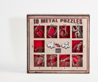Eureka 10 Metal Puzzle Set ördöglakat készlet - Piros