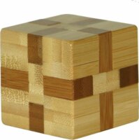 Eureka 3D Bambusz puzzle - Cube ördöglakat