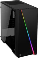 Aerocool Cylon Mini Tempered Glass RGB Számítógépház - Fekete