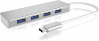 RaidSonic IcyBox IB-HUB1425-C3 USB 3.0 HUB (4 port) Ezüst