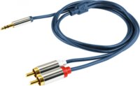 Somogyi A 49-4M Audiókábel 4m: 3.5mm sztereó apa - 2x RCA