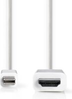 Nedis Mini DisplayPort - HDMI (apa - apa) kábel 2m - Fehér