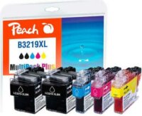 Peach (Brother LC-3219XL) Tintapatron Multi-Pack-Plus 2x Fekete + Cián + Magenta + Sárga