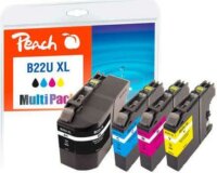 Peach (Brother LC22U XL) Tintapatron MultiPack Fekete + Cián + Magenta + Sárga