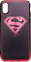 WB Huawei Mate 20 Lite Szilikon Hátlap Tok - Mintás: Superman krómozott logó
