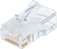 Techly 028894 UTP CAT6 Moduláris csatlakozó Áttetsző (100db)