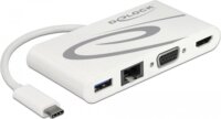 Delock 87731 USB-C Dokkoló - Fehér