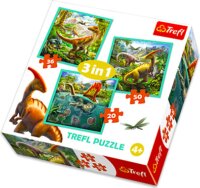 Trefl 34837 dinoszauruszok 3 az 1-ben puzzle