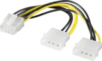 Akyga AK-CA-29 2x Molex - PCIe 8 pin (apa - apa) adapter