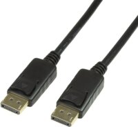 LogiLink CV0076 DisplayPort (apa - apa) kábel 7.5m - Fekete