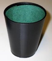 Kockavető pohár - Fekete