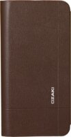 Ozaki OC582BR Leather Folio iPhone 6+/6S+ Bőrtok - Barna