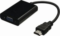 Nedis CCGB34900BK02 HDMI apa - VGA anya Kábel 0.2m Fekete