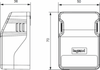 Legrand Linkeo 632779 2 db RJ45 Kerystone fali csatlakozódoboz