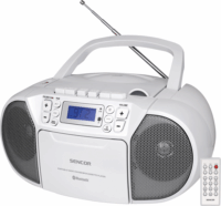 Sencor SPT 3907 W Boombox - CD/USB/MP3 lejátszó Fehér