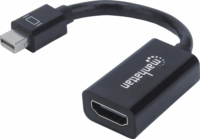 Manhattan 151528 Mini DisplayPort apa - HDMI anya Full HD Adapter kábel 15cm - Fekete