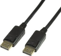 LogiLink CV0077 DisplayPort apa - DisplayPort apa Összekötő kábel 10m Fekete