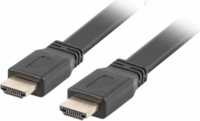 Lanberg HDMI-A apa - HDMI-A apa v2.0 Lapos kábel 1m Fekete