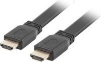 Lanberg HDMI-A apa - HDMI-A apa v2.0 Lapos kábel 5m Fekete