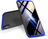 GKK 360 Full Protection 3in1 Apple iPhone XS Max Hátlap - Fekete/Kék