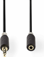 Nedis JACK - JACK Sztereó audiokábel 10m (3.5mm jack apa - 3.5mm jack anya) 3m Antracit