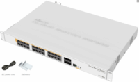 MikroTik CRS328-24P-4S+RM POE Gigabit Smart Router Switch Ezüst