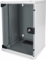 DIGITUS 10" Fali rack szekrény 9U 312x300mm - Szürke