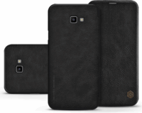 Nillkin Qin Samsung Galaxy J4 Plus Bőr Flip Oldalra Nyíló Tok - Fekete