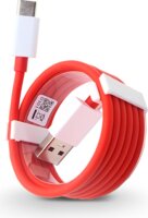 OnePlus Fast Charge D301 USB apa - USB-C apa Adat- és töltőkábel 1m - Piros (ECO csomagolás)