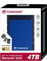 Transcend 4TB StoreJet 25H3 USB 3.0 Külső HDD - Sötétkék