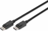 Assmann AK-340106-010-S DisplayPort (apa - apa) kábel 1m - Fekete