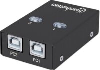 MANHATTAN 162005 Hi-Speed USB 2.0 Automatic Sharing Switch 2 PC - 1 USB