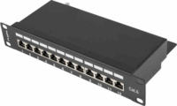 Lanberg PPF6-9012-B 10" Patch panel - 12 port